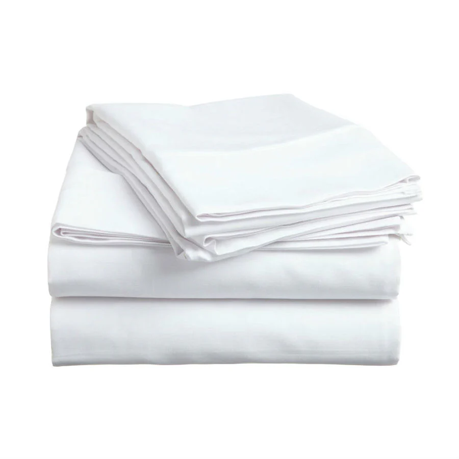 Classic Cotton Percale King Sheet Set