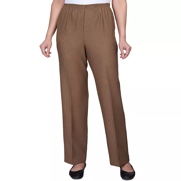 Classic Pull-On Straight Leg Pants