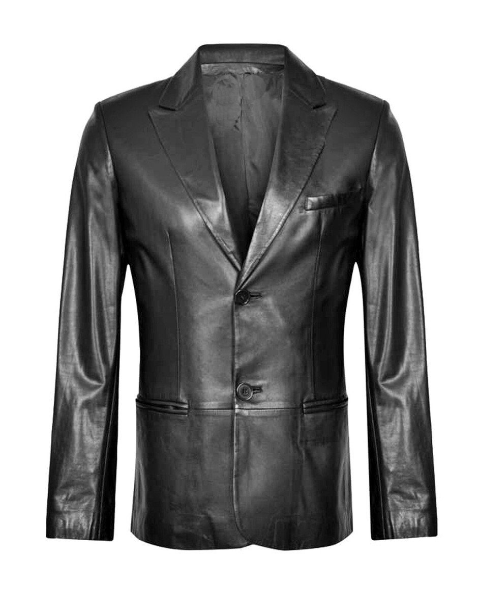 Croft & Barrow Men's Traditional Leather Blazer