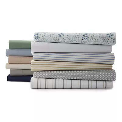 Croft & Barrow Solid Percale Queen Sheet Set