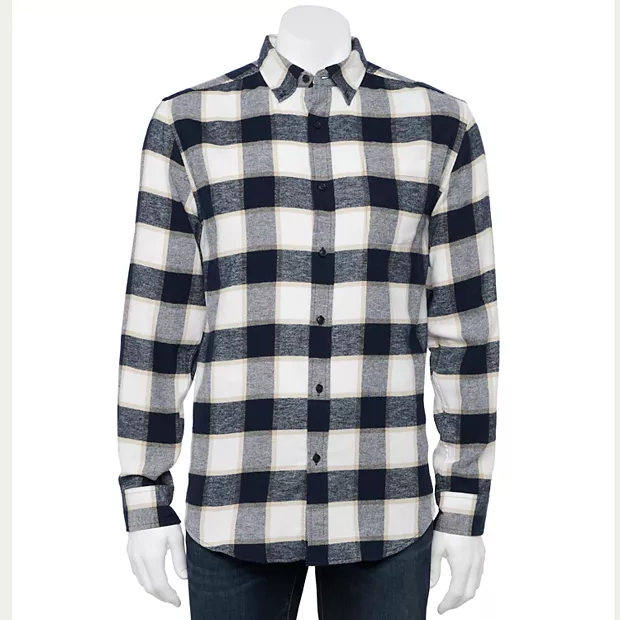 Croft & Barrow Unisex Heavyweight Flannel Shirt