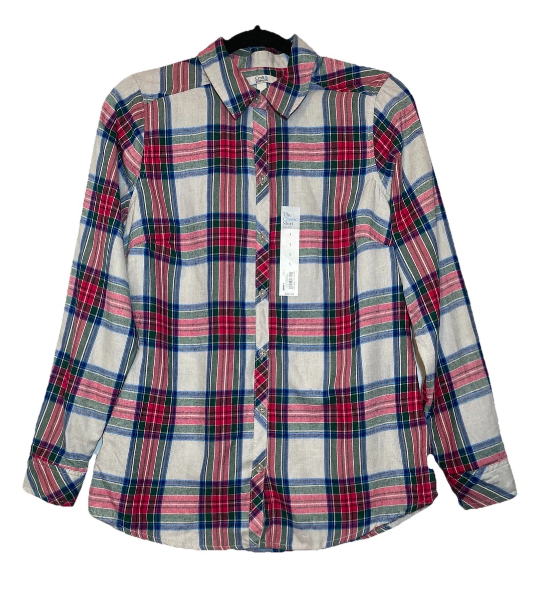 Croft & Barrow Women's Relaxed Flannel Shirt