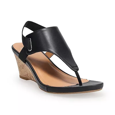 Croft & Barrow Women's Wedge Comfort Sandals