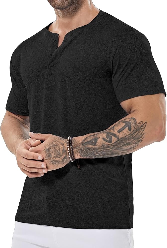 Men's Quick Dry Performance Henley